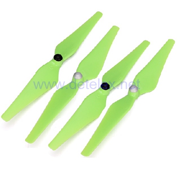 XK-X380 X380-A X380-B X380-C air dancer drone spare parts main blades propellers (Green) - Click Image to Close